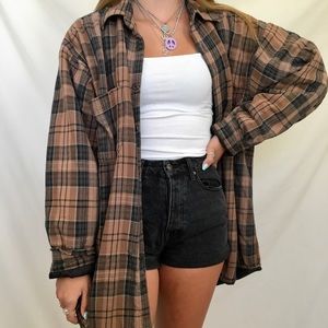 Vintage 90’s Grunge Winter Shirt by World Island